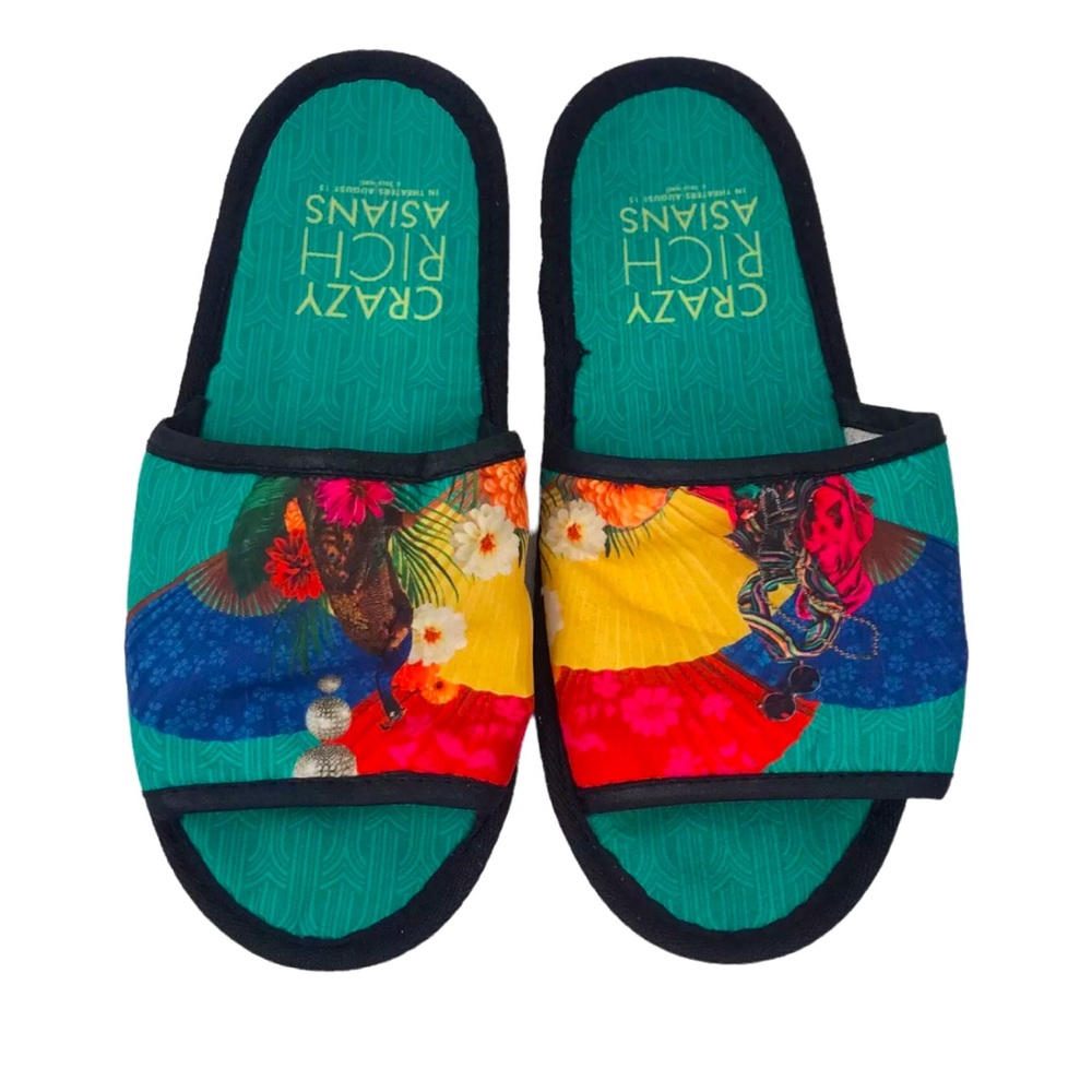 Crazy Rich Asians promo slippers